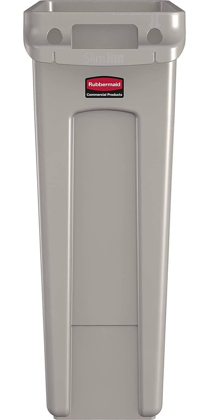 Plastic Rectangular Trash Can H6215