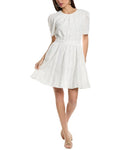 White Eyelet Mini Dress R683908