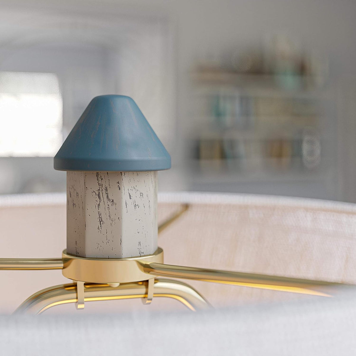 Casual Table Lamp 31 Inch Antique White V536455