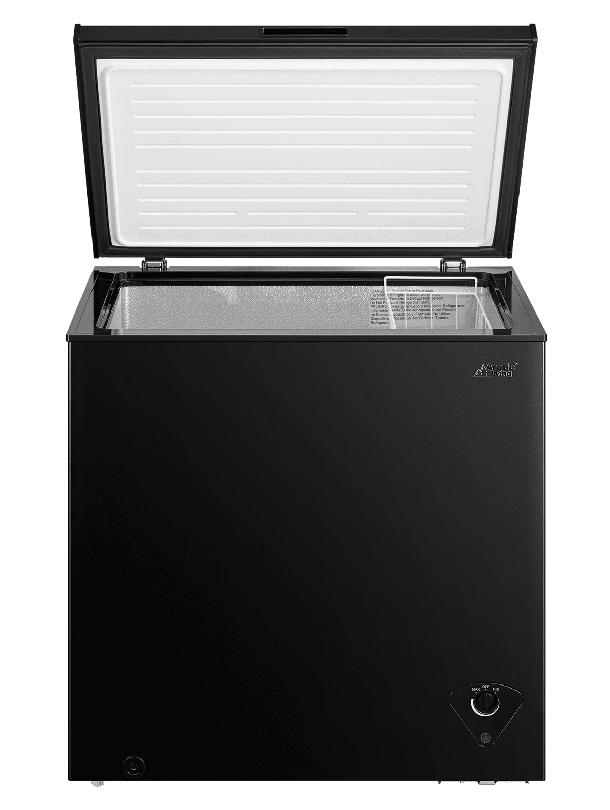 7 Cu ft Black Chest Freezer O83316