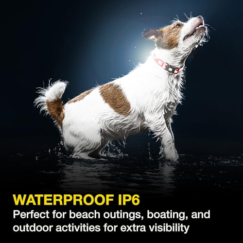 Rechargeable LED Dog Collar Light - Waterproof Silicone Safety Light E71513