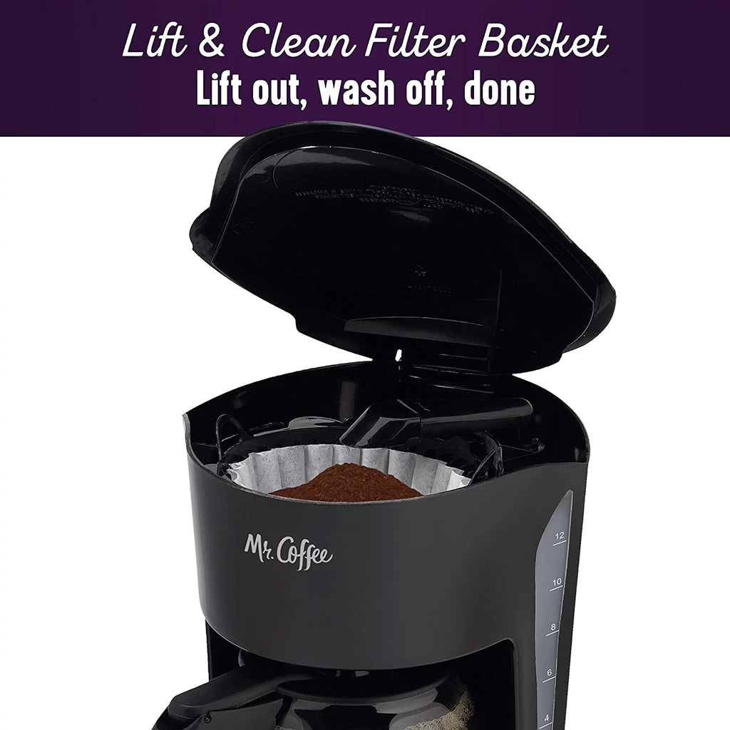 12-Cup Black Coffee Maker E1064