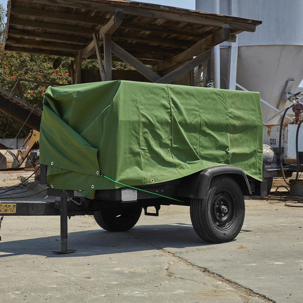 8 ft. x 10 ft. Canvas Tarp O776043