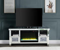 Glass Fireplace TV Stand J535