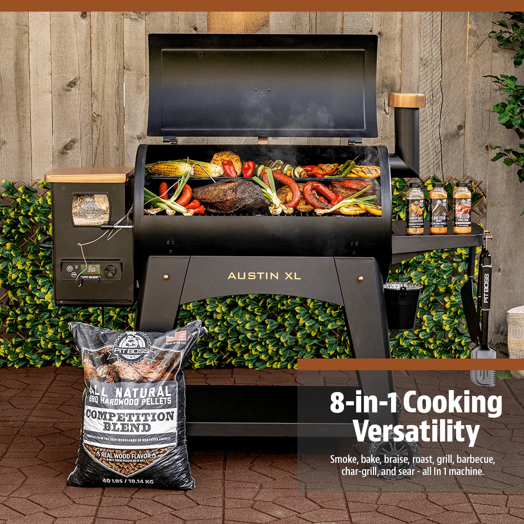 Wood Fired Pellet Grill and Smoker O38548