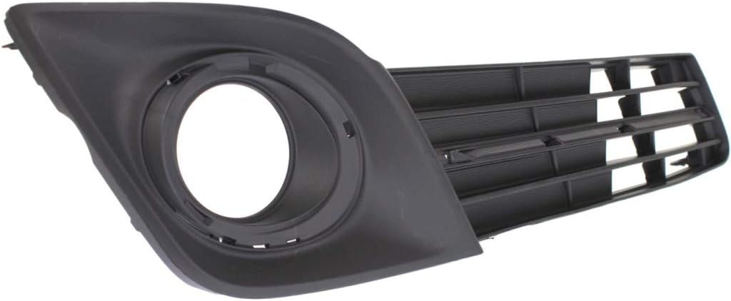 Fog Light Cover for Toyota Camry 2012 2013 2014 Passenger Side Textured with Fog Light Hole Pack of 2 I591756