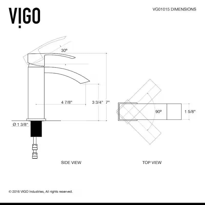 Single Handle Bathroom Faucet Brushed Nickel N475849