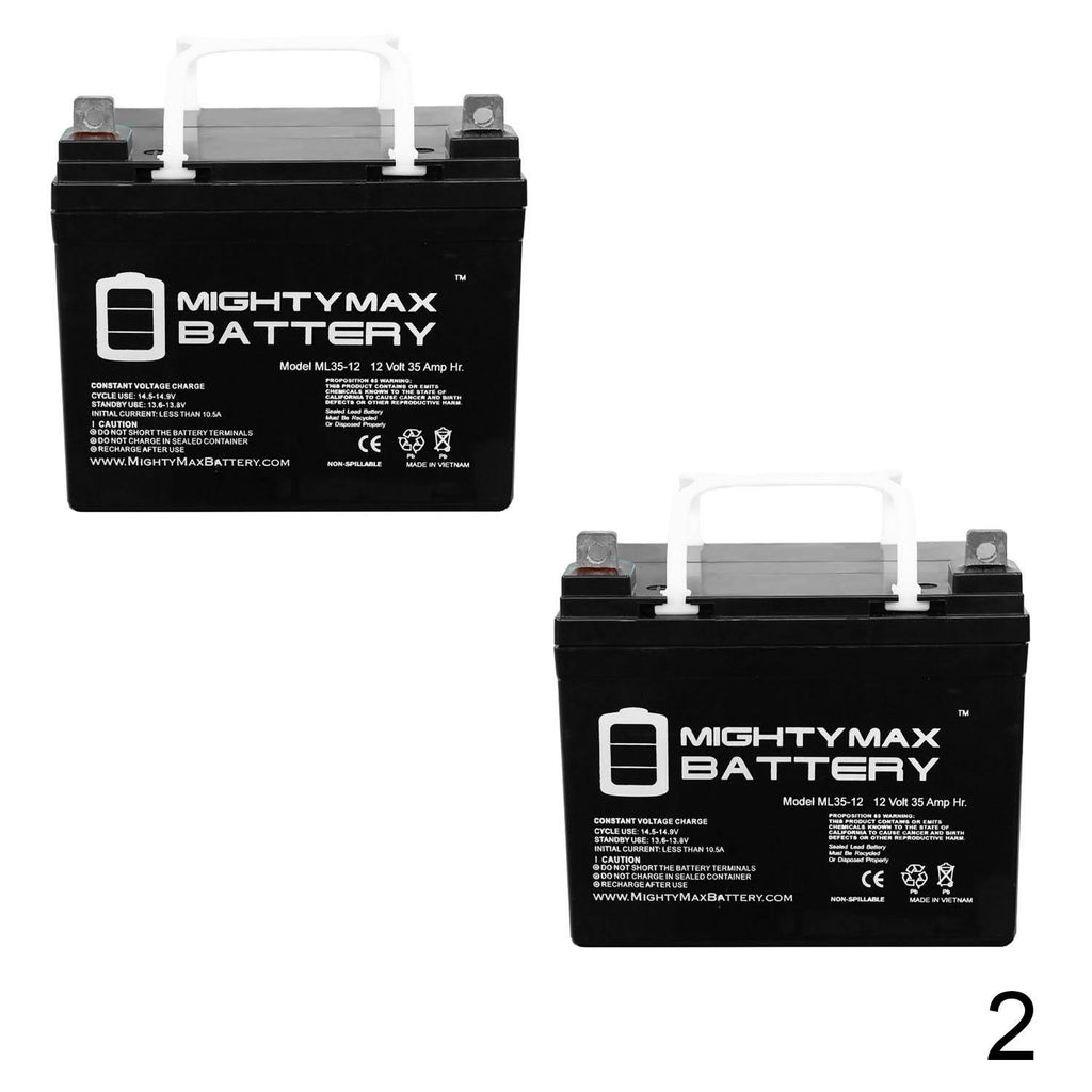 12V 35Ah Wheelchair Battery 2 Pack R978149