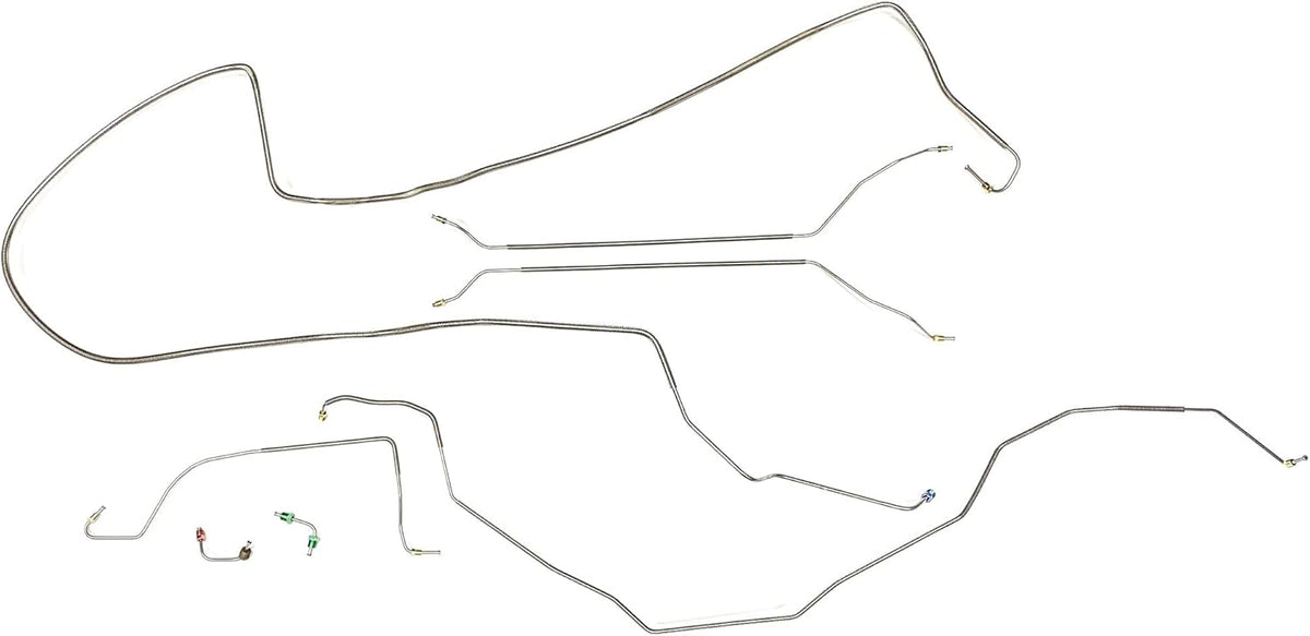 Stainless Brake Line Kit with Valve and Bracket I36079