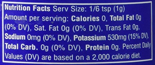 Sodium-Free Salt Substitute, 3oz Shaker Bottle O18270