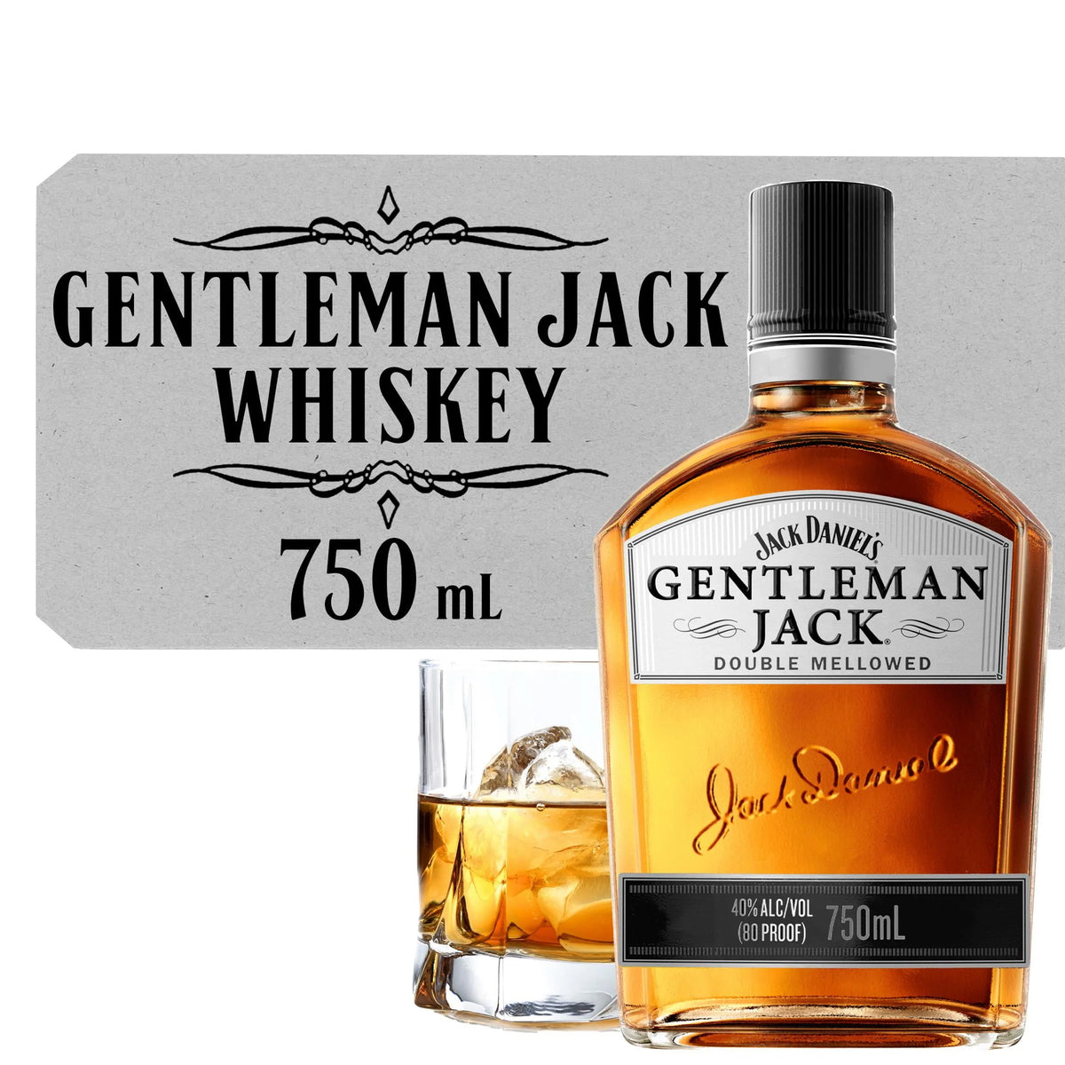 750 ml Bottle 80 Proof Tennessee Whiskey W831498