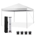 10' x 10' White Pop up Canopy Tent I4835