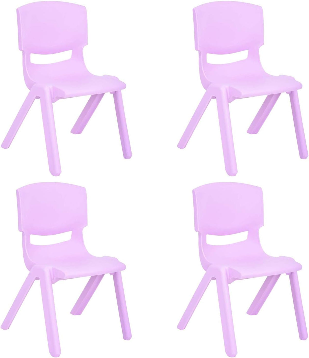 Lime Green 4 Pack Stackable Plastic Kids Learning Chairs X3121