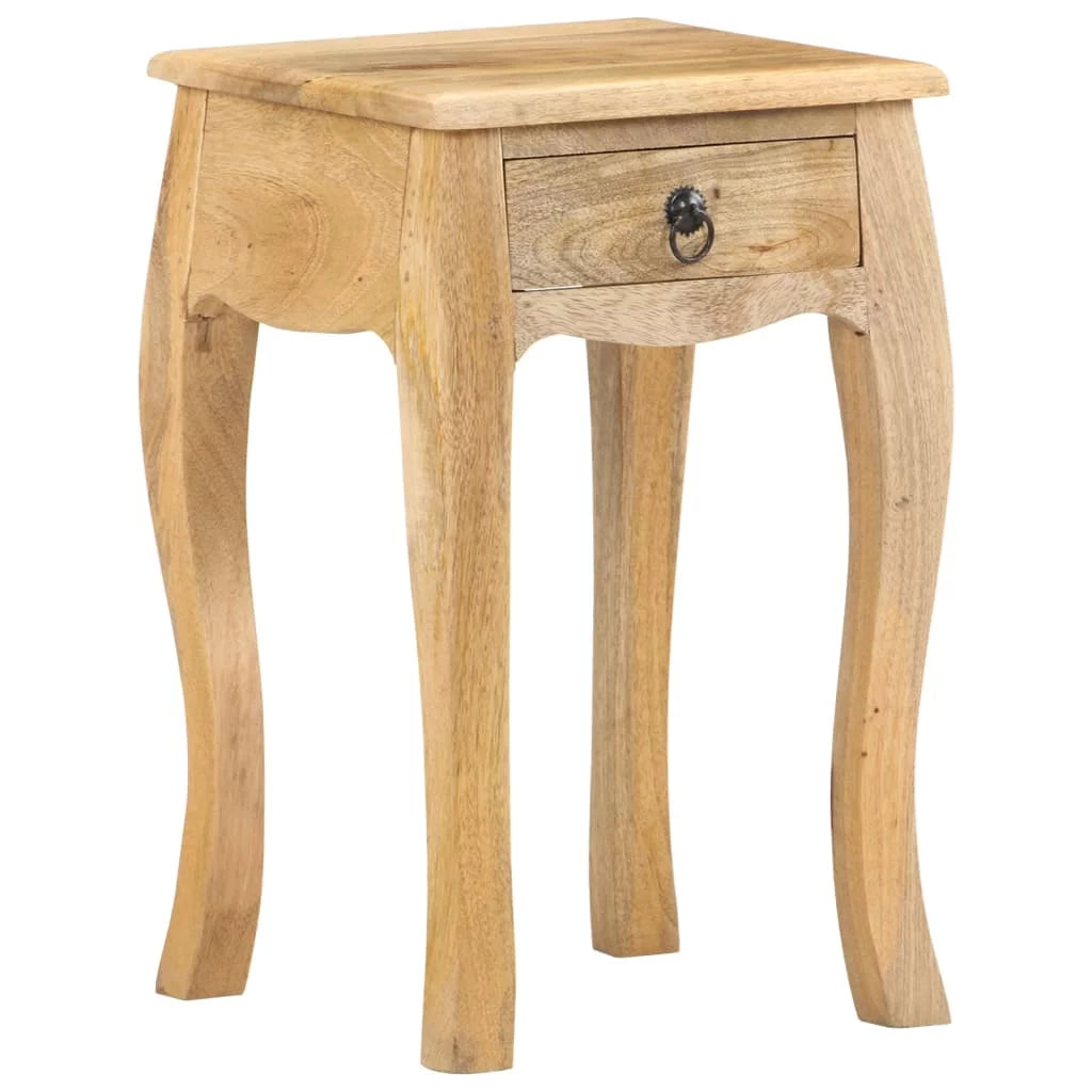 Solid Mango Wood Bed Cabinet V14663