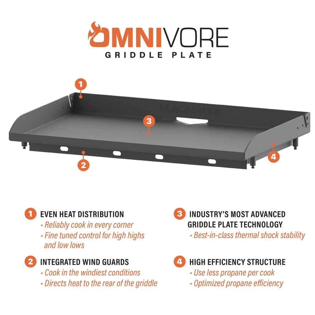 4-Burner Propane Griddle with Hard Cover R584