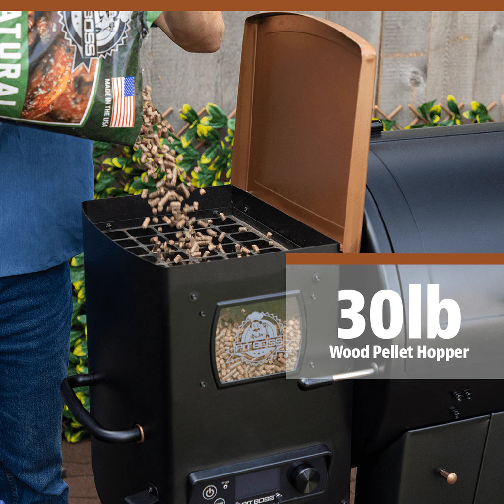Wood Fired Pellet Grill and Smoker O38548