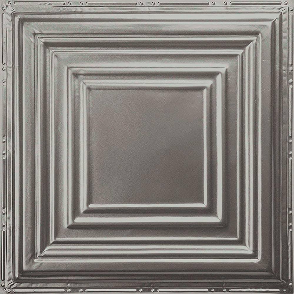 24-in x 24-in 5-Pack Stainless Steel Surface-Mount Ceiling Tiles F154