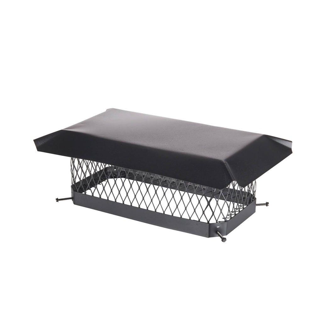 Black Galvanized Steel Chimney Cap T855917