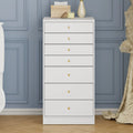 White 7 Drawer Dresser A784
