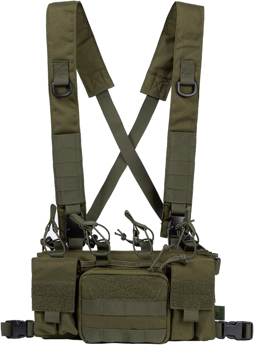 Tactical Chest Rig with Rifle & Pistol Mag Pouch S335