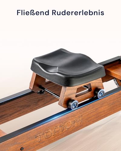 Oak Wood Water Rowing Machine with Monitor P6142