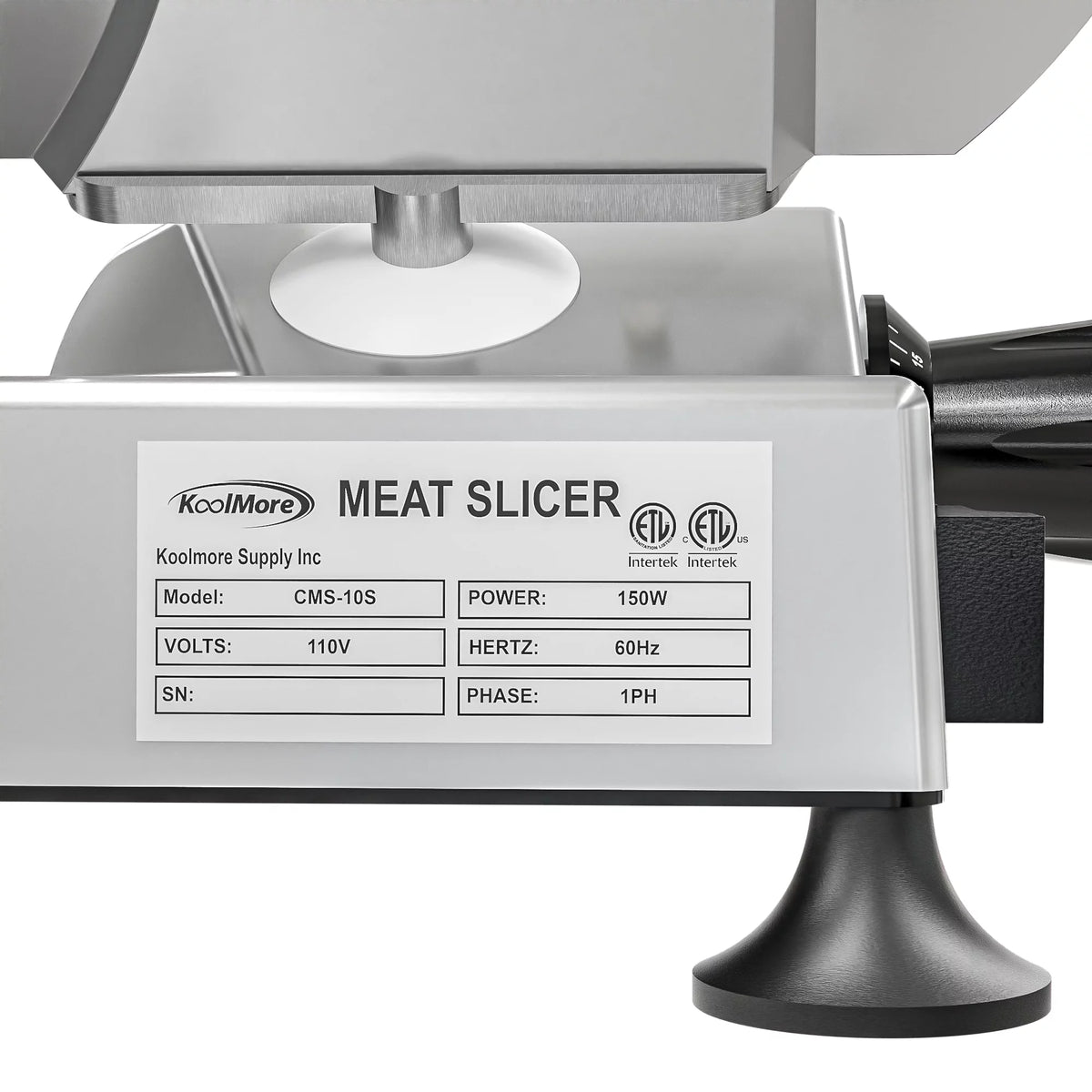 10" Carbon Steel Blade Electric Deli Meat Slicer L43190