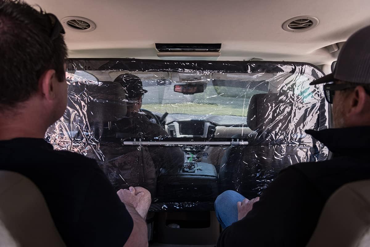 Black Clear Small Car Divider F411