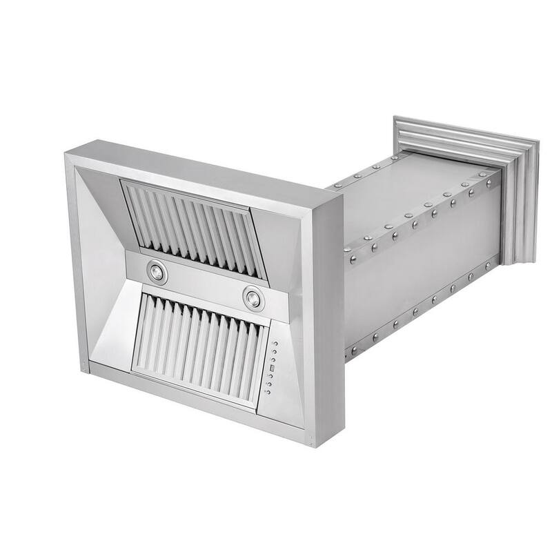 36 in. 700 CFM Wall Mount Range Hood Stainless Steel Q616