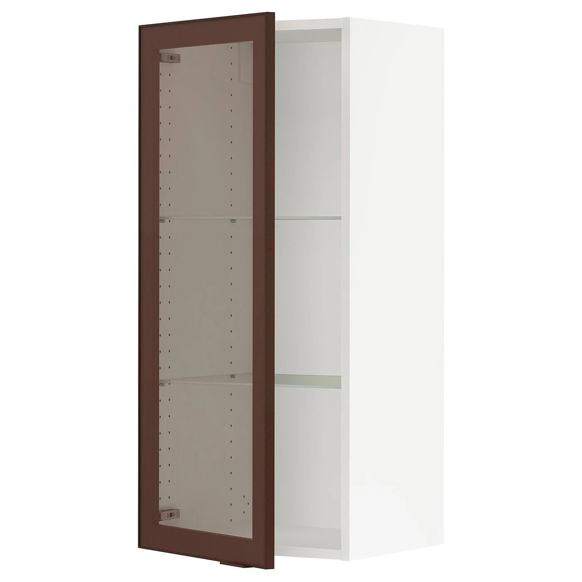 White Wall Cabinet with Glass Door Q4439