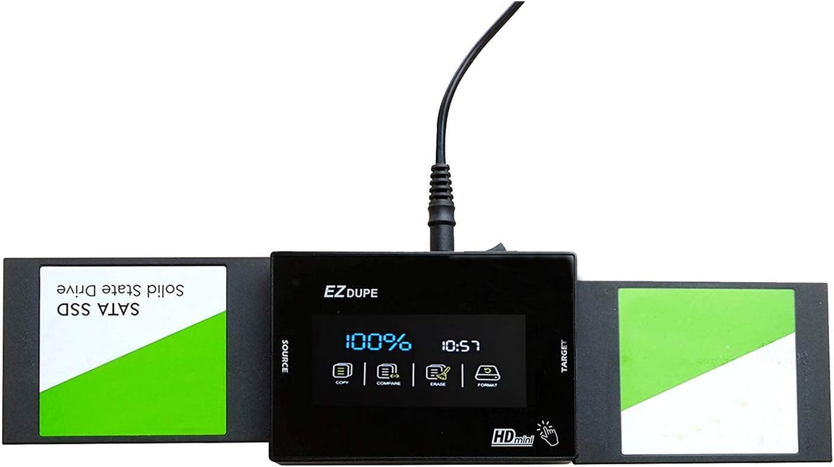 Hard Drive Duplicator with Touch Screen for 3.5 & 2.5 SATA HDD SSD L463