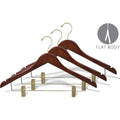 Wooden Combo Hanger with Adjustable Clips Case of 50 K134282