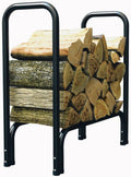 Black 2-ft. Log Rack H23204