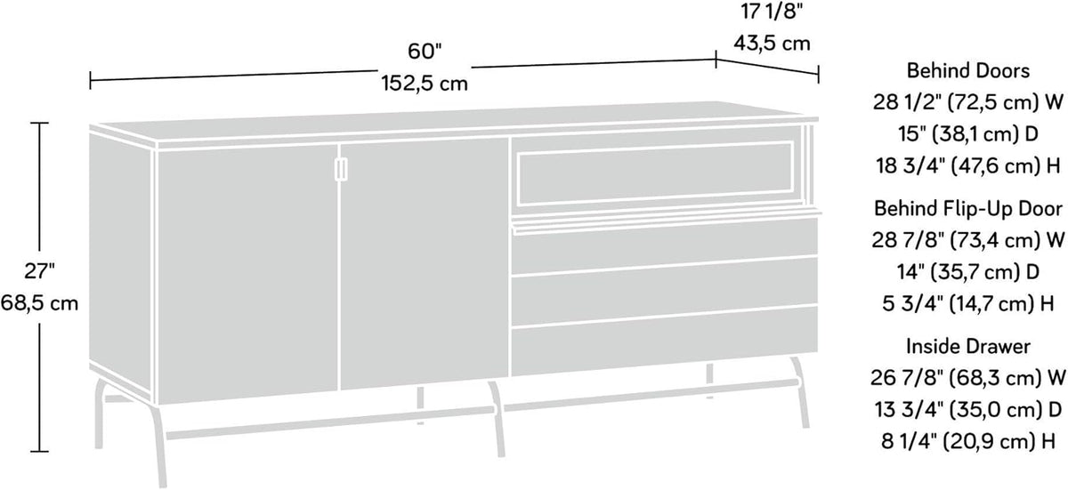Black Credenza Z78844