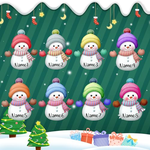 Wooden Christmas Ornament with Name Picture G8681