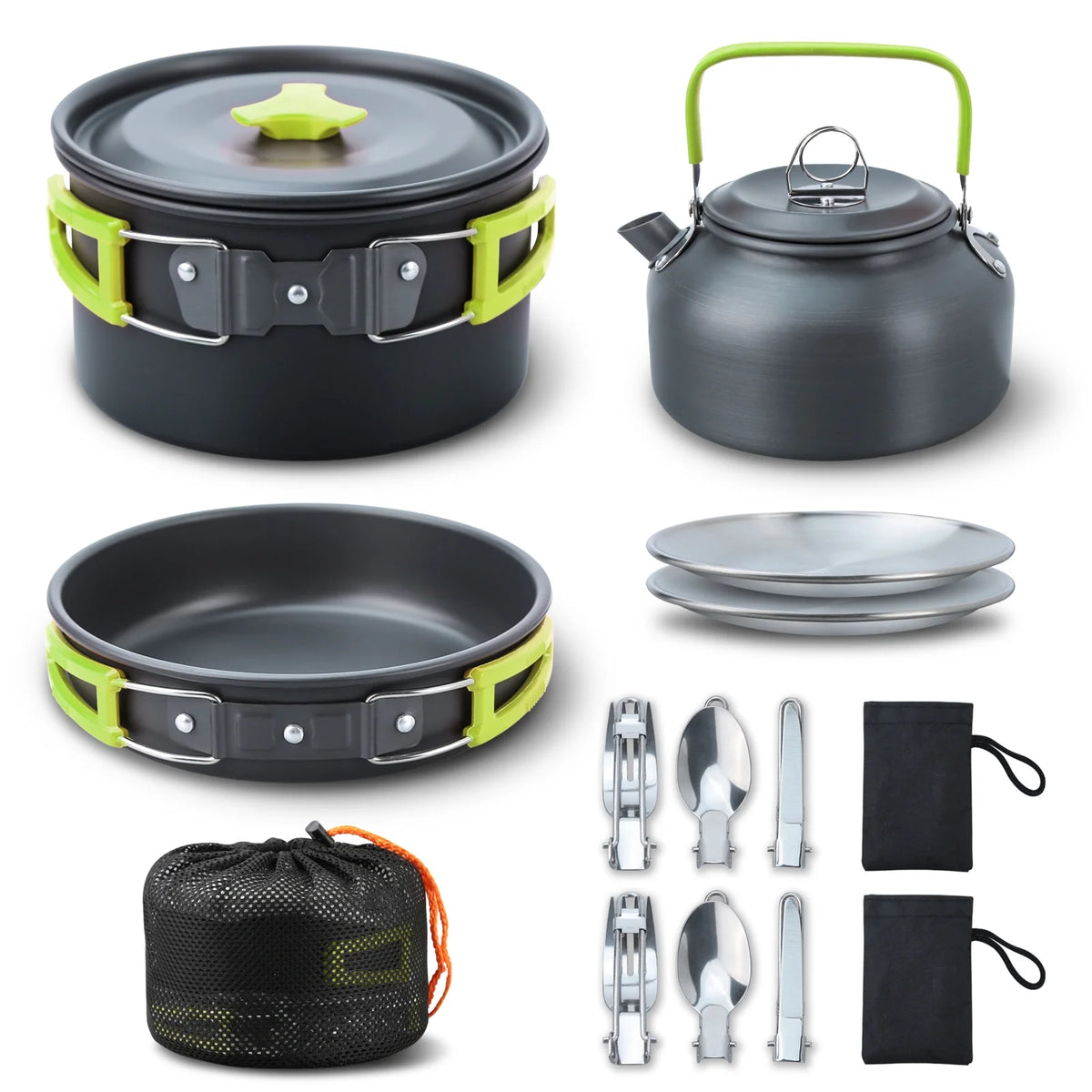 16pcs Camping Cookware Set L3773
