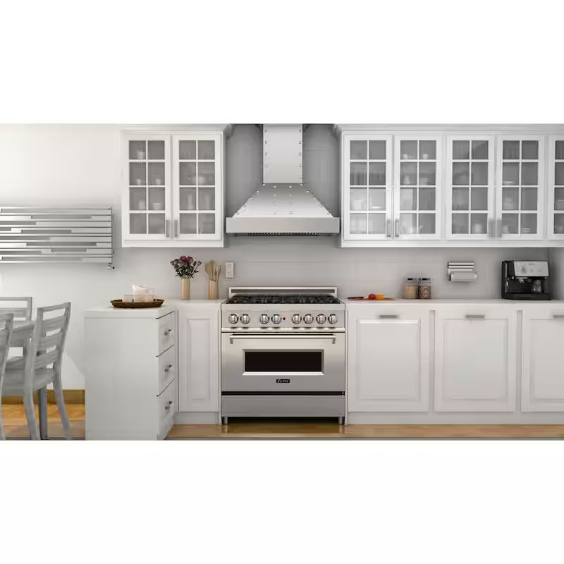 36 in. 700 CFM Wall Mount Range Hood Stainless Steel Q616