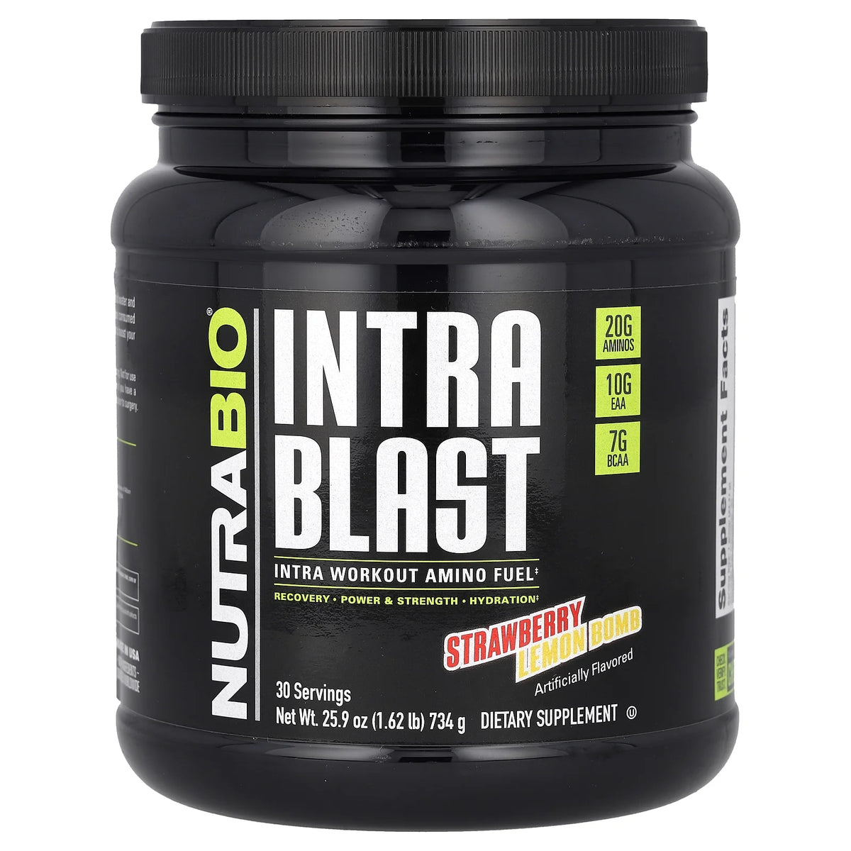 Intra Workout Amino Fuel Strawberry Lemon 1.62 lb Y598403
