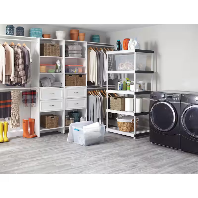 5-Tier Plastic Storage Shelving Unit W63232