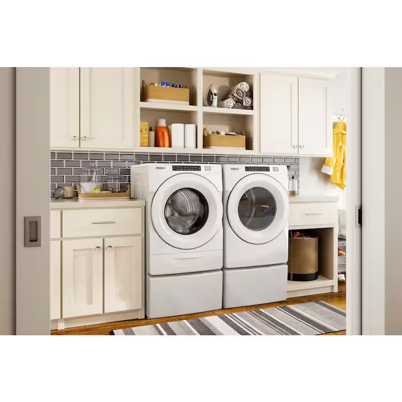 7.4 cu. ft. 240-Volt Electric Vented Dryer in White S7005