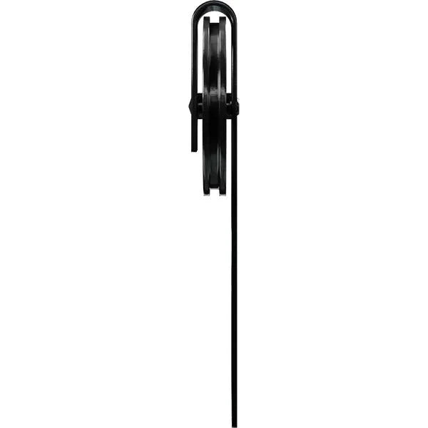 Black Wagon Wheel Roller Hanger for Barn Door S7223