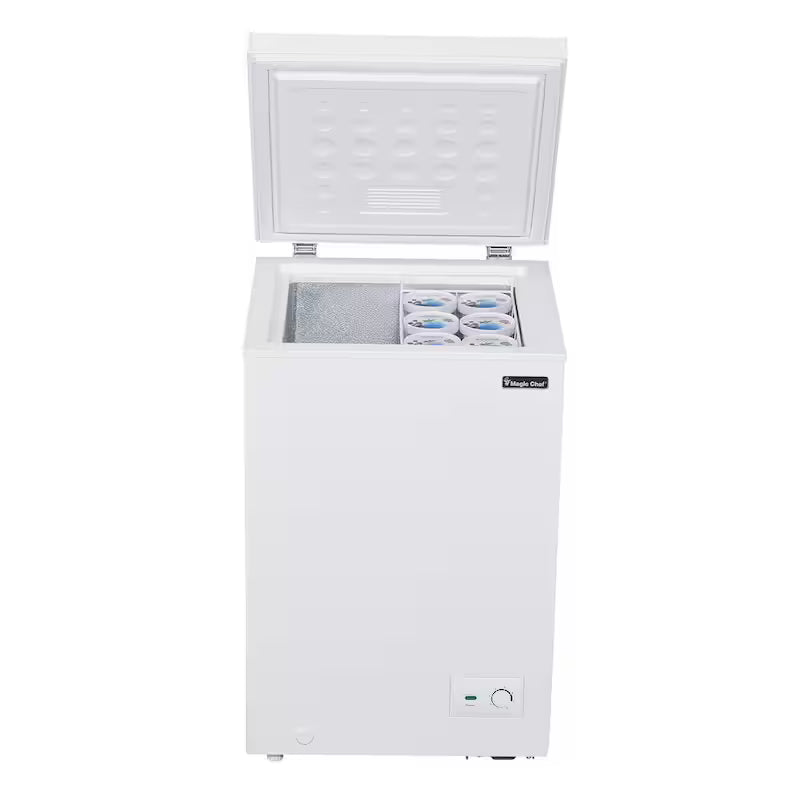 White 3.5 cu. ft. Manual Defrost Chest Freezer H344511