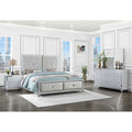 4-piece Wood Tufted California King Bedroom Set I583