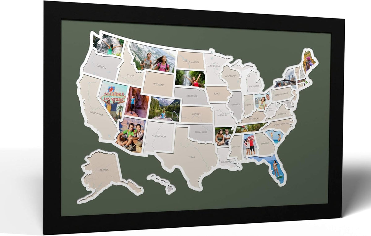 50 States USA Photo Map Q453