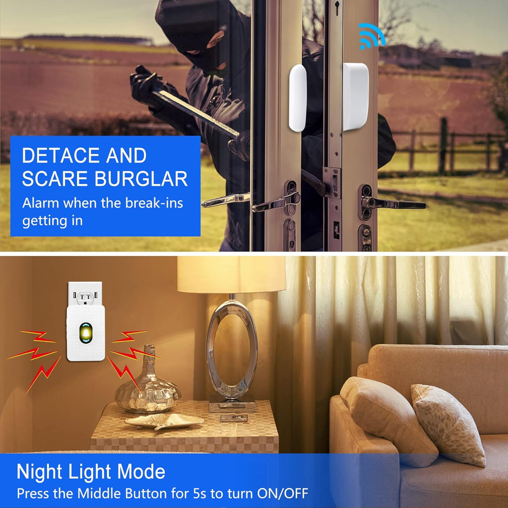 Wireless Magnetic Door Window Chime Pack of 2 E567742