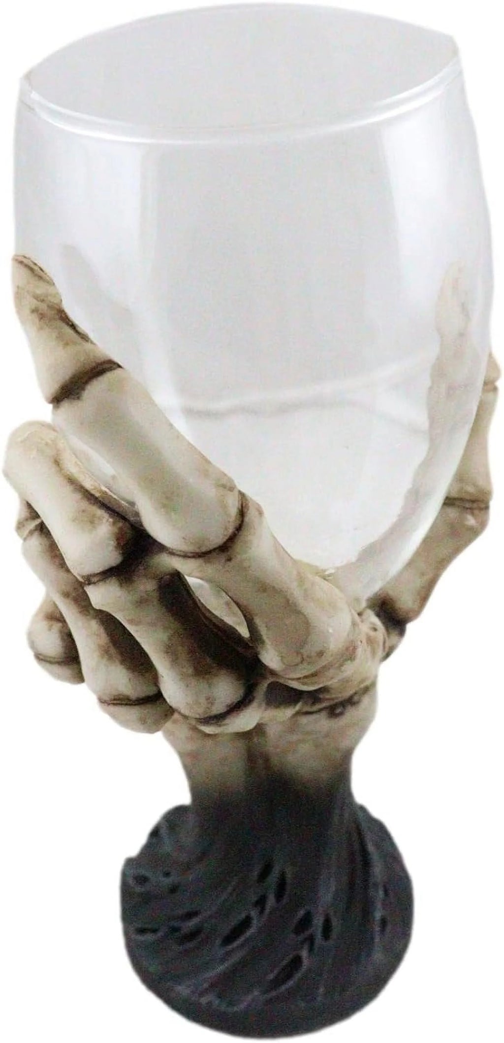 Gothic Skeleton Wine Goblet Glass Chalice Y6944