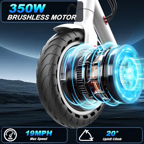Foldable Motorized Scooter with 350/500W Motor and 8.5"/10" Tires N577
