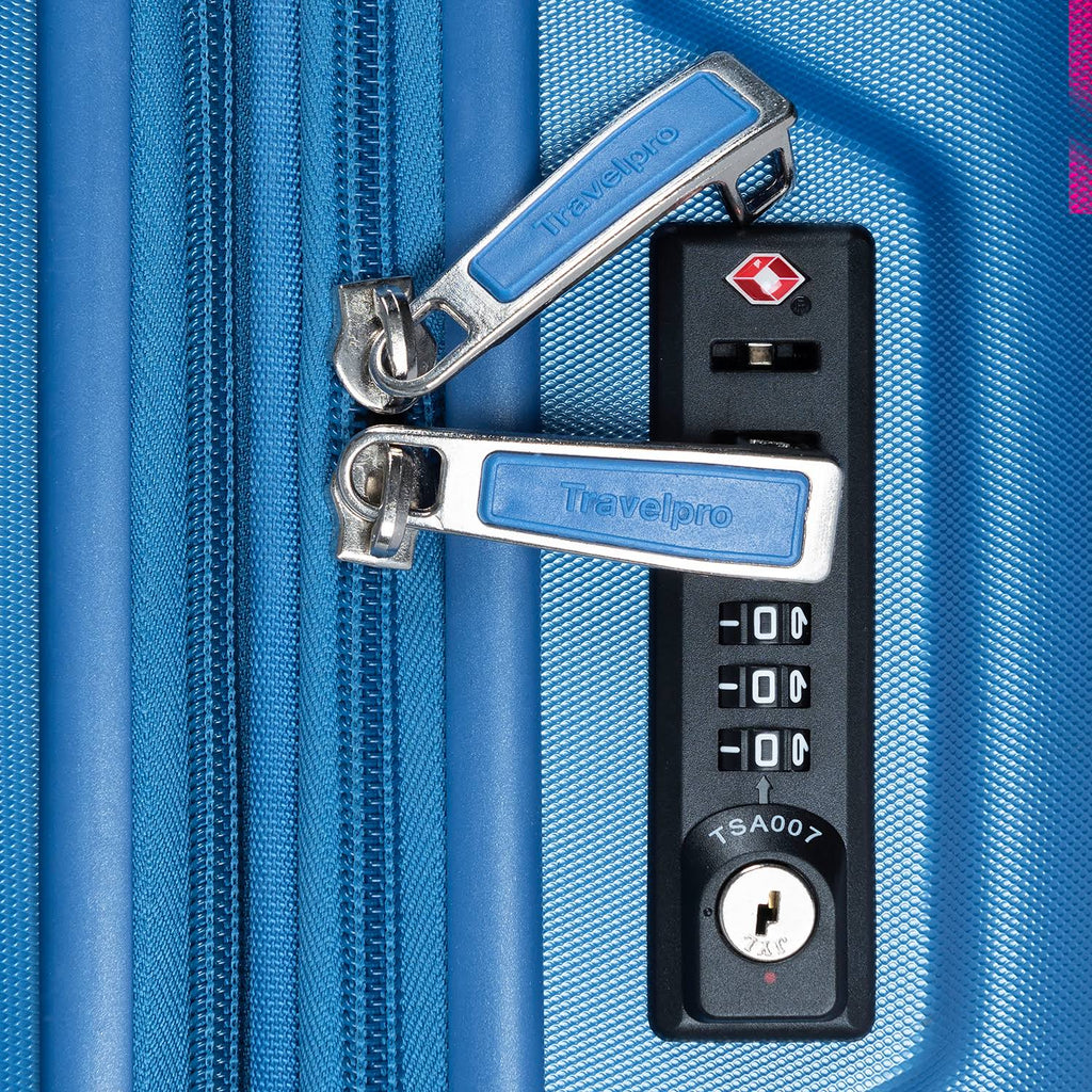 Azure Blue Expandable Carry-On Hardside Spinner R3623