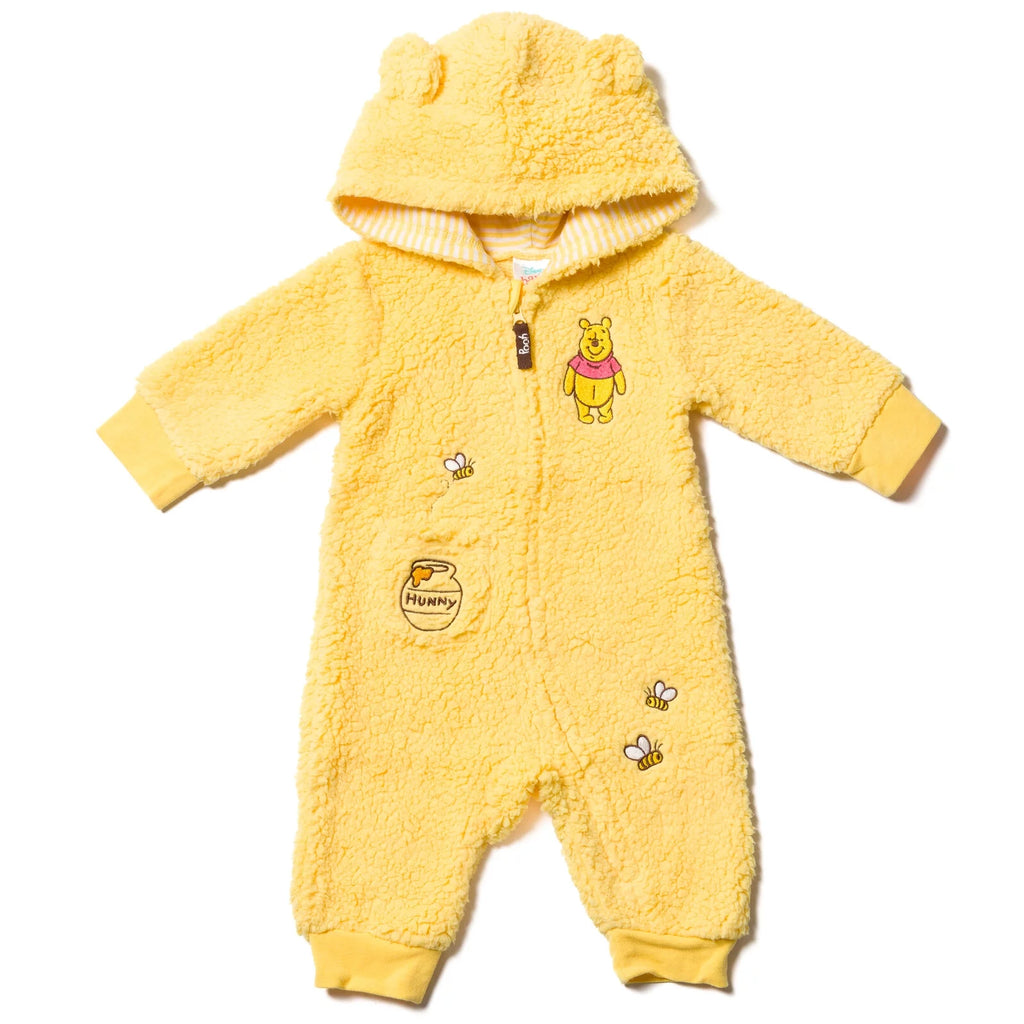 Yellow 12 Months Infant Zip Up Costume Coverall D3963