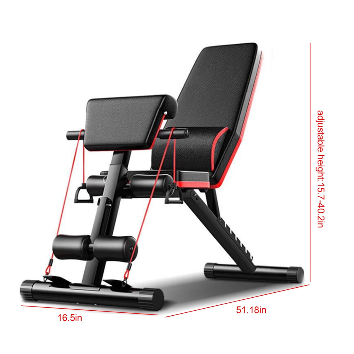 Adjustable Weight Bench with Adjustable Backrest O9389