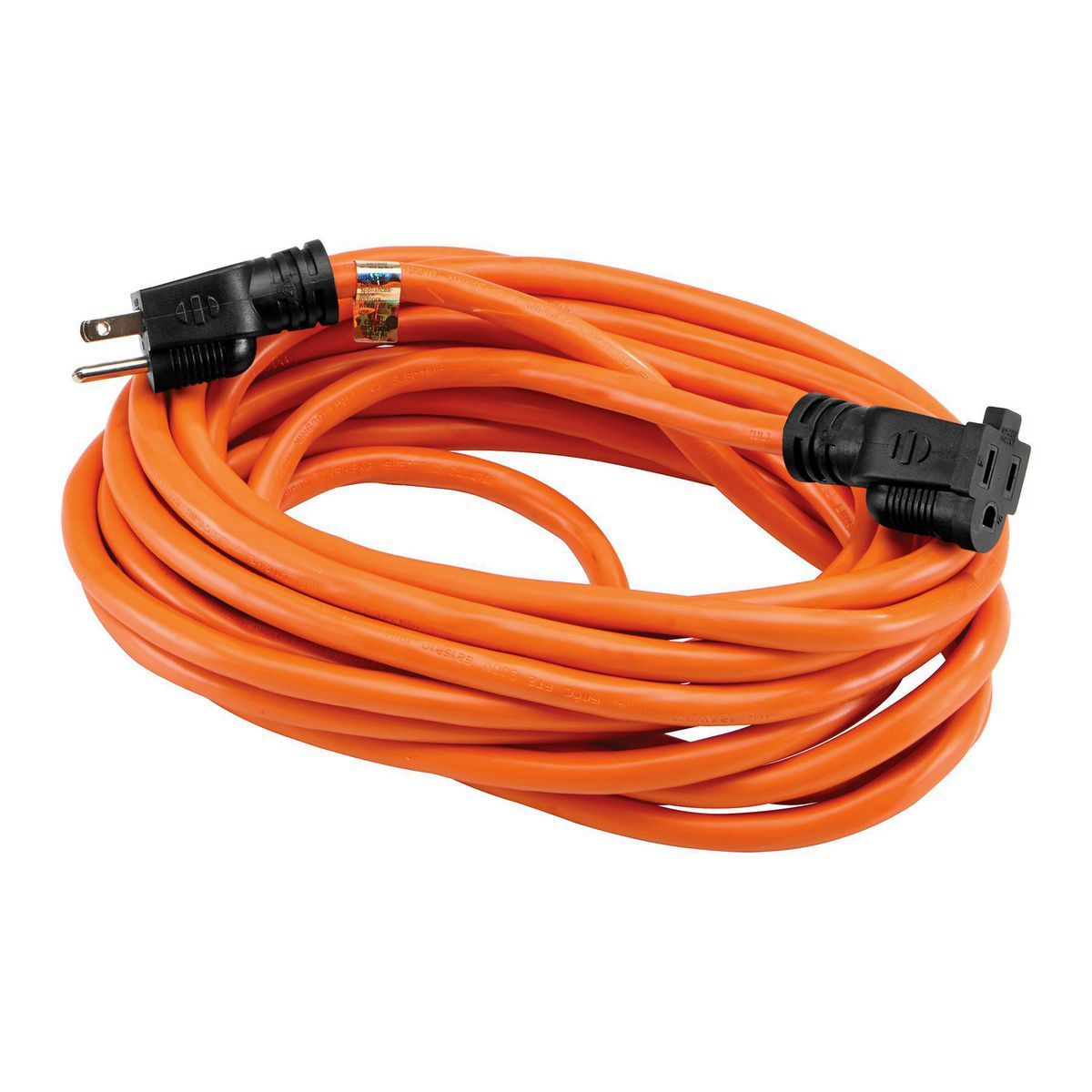 25 ft. 12/3 Gauge Outdoor Extension Cord, Orange S8861